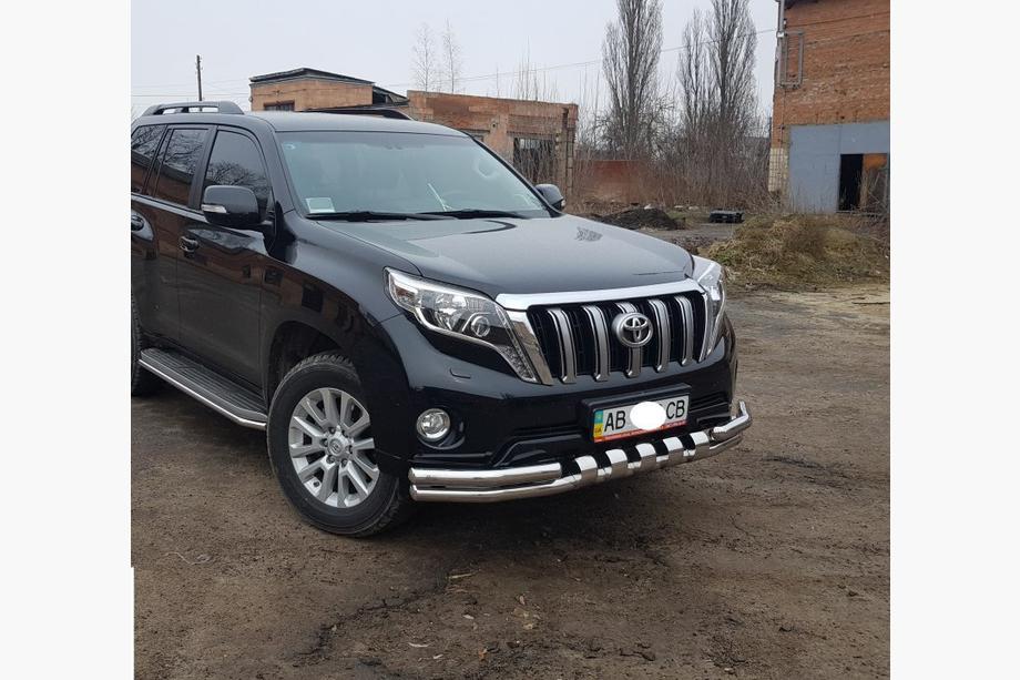 Toyota Land Cruiser Prado 150 2009–2023 Predný ochranný rám F3-31 (nerez) Fotografia 8