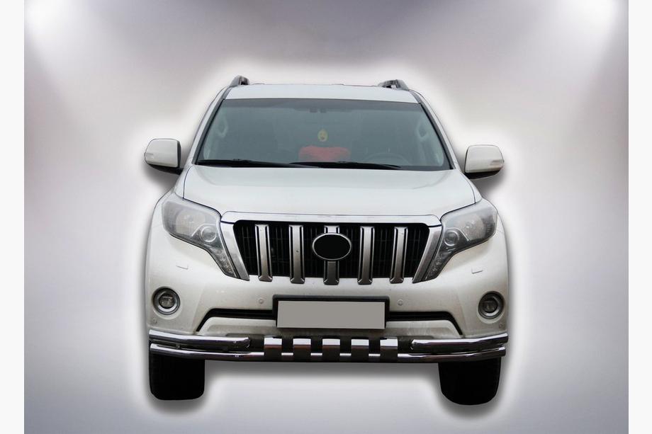 Toyota Land Cruiser Prado 150 2009–2023 Predný ochranný rám F3-31 (nerez) Fotografia 2