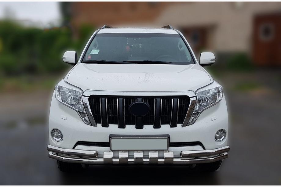Toyota Land Cruiser Prado 150 2009–2023 Predný ochranný rám F3-31 (nerez) Fotografia 5