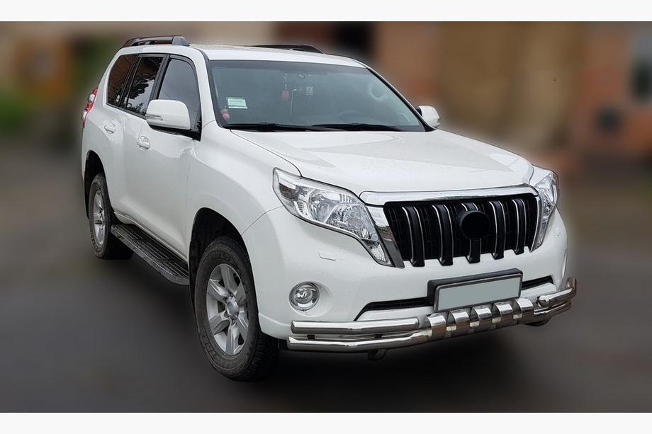 Toyota Land Cruiser Prado 150 2009–2023 Predný ochranný rám F3-31 (nerez) Fotografia 6