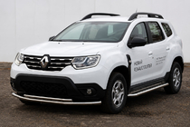 Renault Duster 2018–2024 Predný ochranný rám F3-10 (nerez) fotografia 1