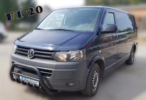 Volkswagen T5 2010–2015 Bullbar WT003 Black (nerez) fotografia 2