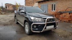 Toyota Hilux 2015– Predný ochranný rám F1-58 (nerez) fotografia 2