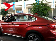 BMW X6 F16 2014–2019 Integrované strešné lyžiny chrómové OEM (hliník, montáž lepením) fotografia 3