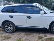 Mitsubishi Outlander 2012–2021 Pozdĺžne strešné lyžiny (2 ks) Sivé fotografia 1