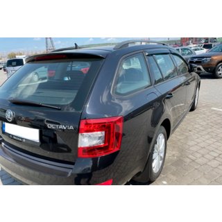 Okenné deflektory SW (4 ks, HIC) Skoda Octavia III A7 2013–2019 fotografia 4