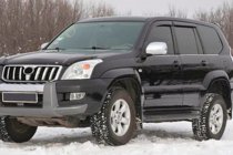 Toyota Land Cruiser Prado 120 2002–2009 Deflektory okien (4 ks, HIC) fotografia 5