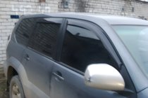 Toyota Land Cruiser Prado 120 2002–2009 Deflektory okien (4 ks, HIC) fotografia 11