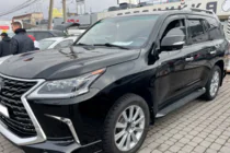 Lexus LX570/450d 2008–2022 Okenné deflektory 8 cm (4 ks, HIC) fotografia 7
