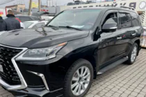 Lexus LX570/450d 2008–2022 Okenné deflektory 8 cm (4 ks, HIC) fotografia 9