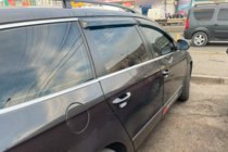 Volkswagen Passat B6 2006–2012 Okenné deflektory SW (4 ks, HIC) fotografia 4