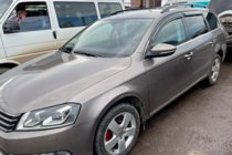 Volkswagen Passat B6 2006–2012 Okenné deflektory SW (4 ks, HIC) fotografia 16