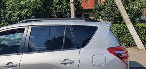 Toyota Rav 4 2006–2013 Strešné lyžiny Skyport (čierne) fotografia 5