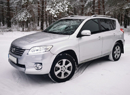 Toyota Rav 4 2006–2013 Strešné lyžiny Skyport (Sivé) fotografia 1