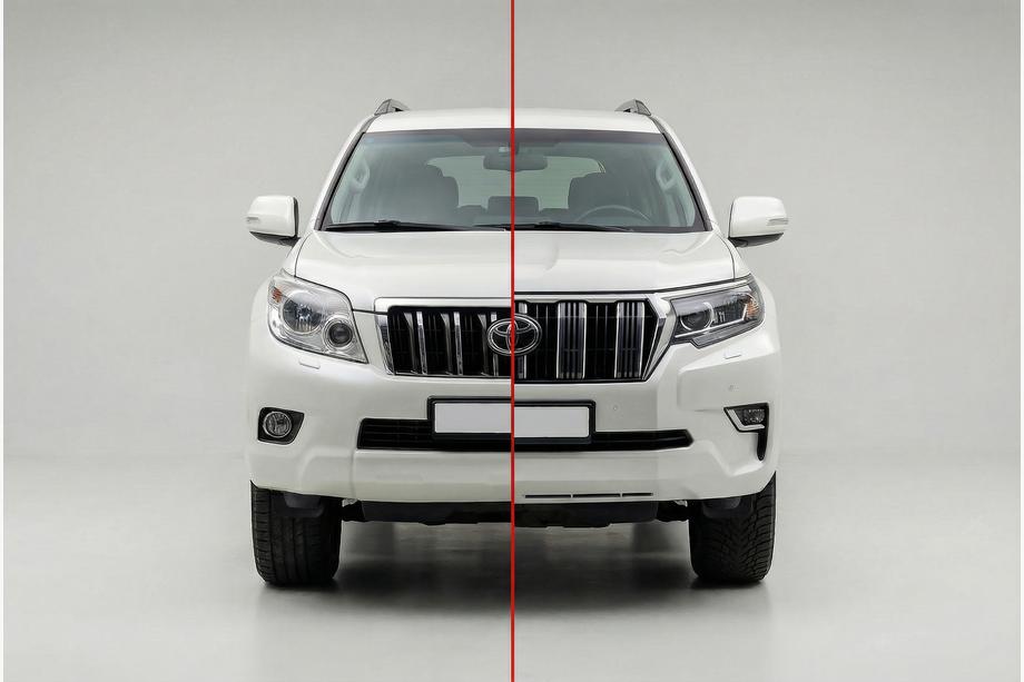 Toyota Land Cruiser Prado 150 2009–2023 Kompletný facelift kit z 2009-2016 na 2017- (s Full LED svetlometmi) Image
