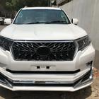 Toyota Land Cruiser Prado 150 2009–2023 Lišty predného a zadného nárazníka Modelista V1 (2017-) Biela farba fotografia 12