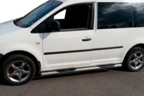 Volkswagen Caddy 2015–2020 Bočné rúrky BB002 (2 ks, nerez) fotografia 3
