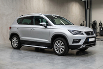 Seat Ateca 2016– Bočné nášľapy Allmond Grey (2 ks, hliník) fotografia 1