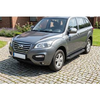 Bočné nášľapy Allmond Black (2 ks, hliník) Lifan X60 2011– fotografia 1