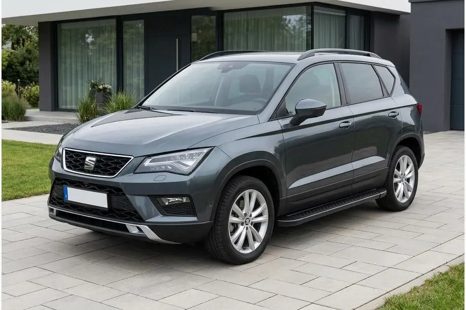 Seat Ateca 2016– Bočné nášľapy Allmond Black (2 ks, hliník) Fotografia 1