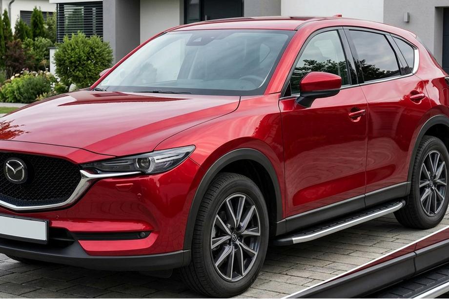 Mazda CX-5 2017–2025 Bočné prahy Fullmond (2 ks, hliník) Fotografia 1