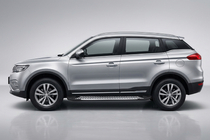Geely Emgrand X7 2011– Bočné nášľapy Line (2 ks, hliník) fotografia 1