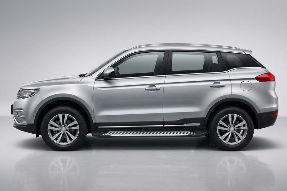 Geely Emgrand X7 2011– Bočné nášľapy Line (2 ks, hliník) Image
