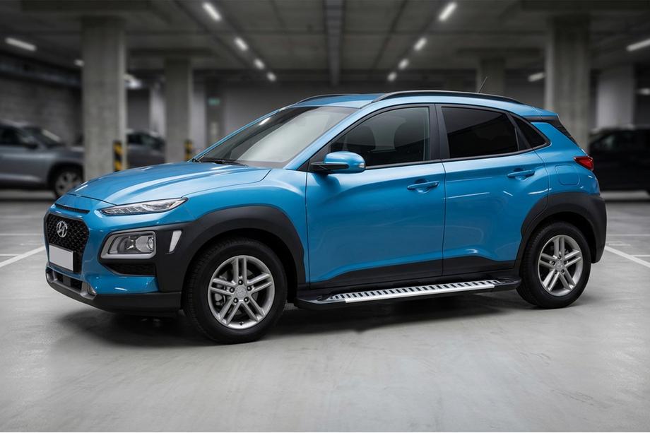 Hyundai Kona 2017–2023 Bočné nášľapy Line (2 ks, hliník) Image