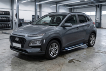 Hyundai Kona 2017–2023 Bočné nášľapy RedLine V1 (2 ks, hliník) fotografia 1