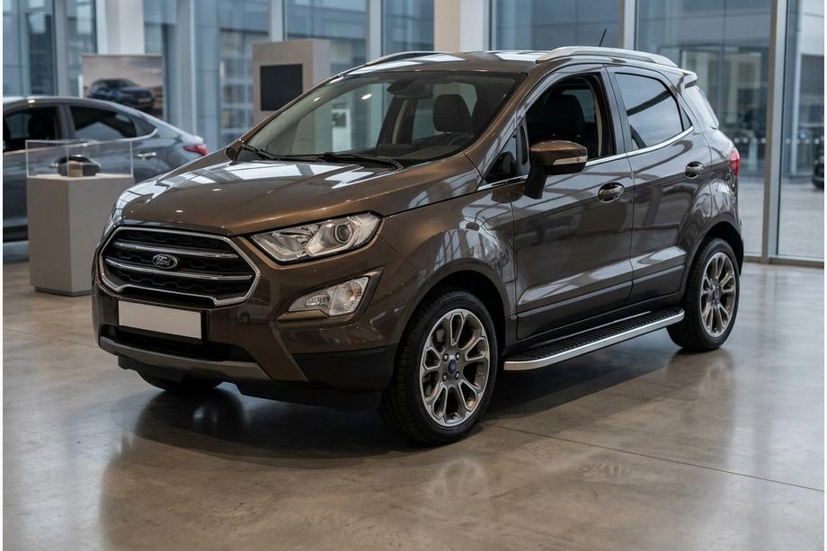 Ford Ecosport 2013–2022 Bočné nášľapy Tayga Grey (2 ks, hliník) Image