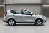 Geely Emgrand X7 2011– Bočné nášľapy Tayga Grey (2 ks, hliník) fotografia 1