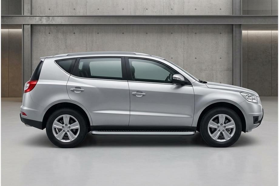 Geely Emgrand X7 2011– Bočné nášľapy Tayga Grey (2 ks, hliník) Image