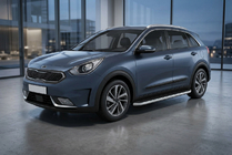 Kia Niro 2016–2021 Bočné nášľapy Tayga Grey (2 ks, hliník) fotografia 1