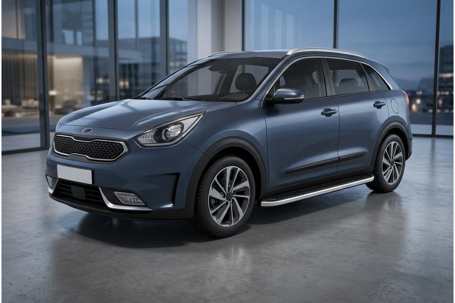 Kia Niro 2016–2021 Bočné nášľapy Tayga Grey (2 ks, hliník) Image