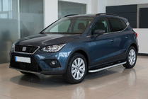 Seat Arona 2017– Bočné nášľapy Tayga Grey (2 ks, hliník) fotografia 1