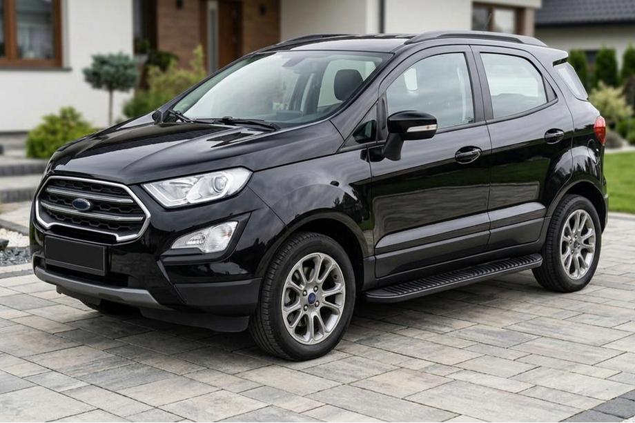 Ford Ecosport 2013–2022 Bočné prahy Tayga Black (2 ks, hliník) Fotografia 1
