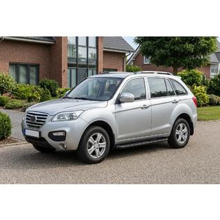Bočné prahy Tayga Black (2 ks, hliník) Lifan X60 2011– fotografia 1