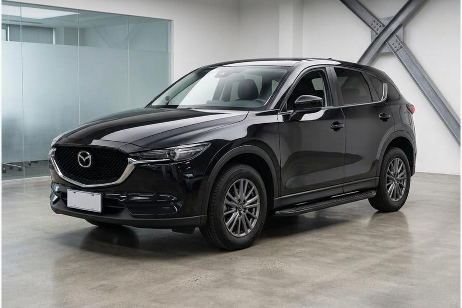 Mazda CX-5 2017–2025 Bočné prahy Tayga Black (2 ks, hliník) Image