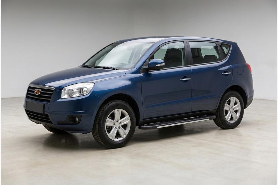 Geely Emgrand X7 2011– Bočné nášľapy Bosphore Grey (2 ks, hliník) Fotografia 1