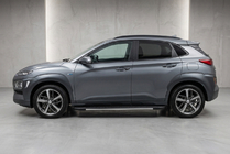 Hyundai Kona 2017–2023 Bočné nášľapy Bosphore Grey (2 ks, hliník) fotografia 1