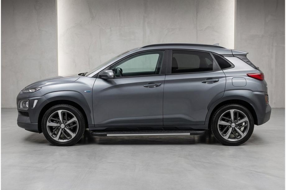 Hyundai Kona 2017–2023 Bočné nášľapy Bosphore Grey (2 ks, hliník) Image