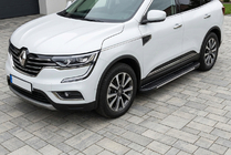 Renault Koleos 2016–2024 Bočné nášľapy Bosphore Grey (2 ks, hliník) fotografia 1