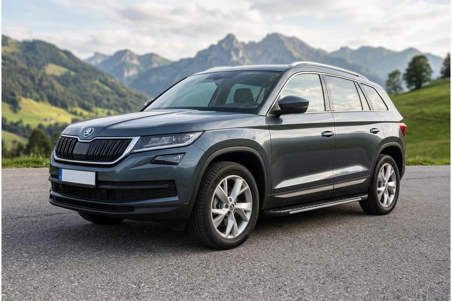 Skoda Kodiaq 2016–2023 Bočné nášľapy Bosphore Grey (2 ks, hliník) Image