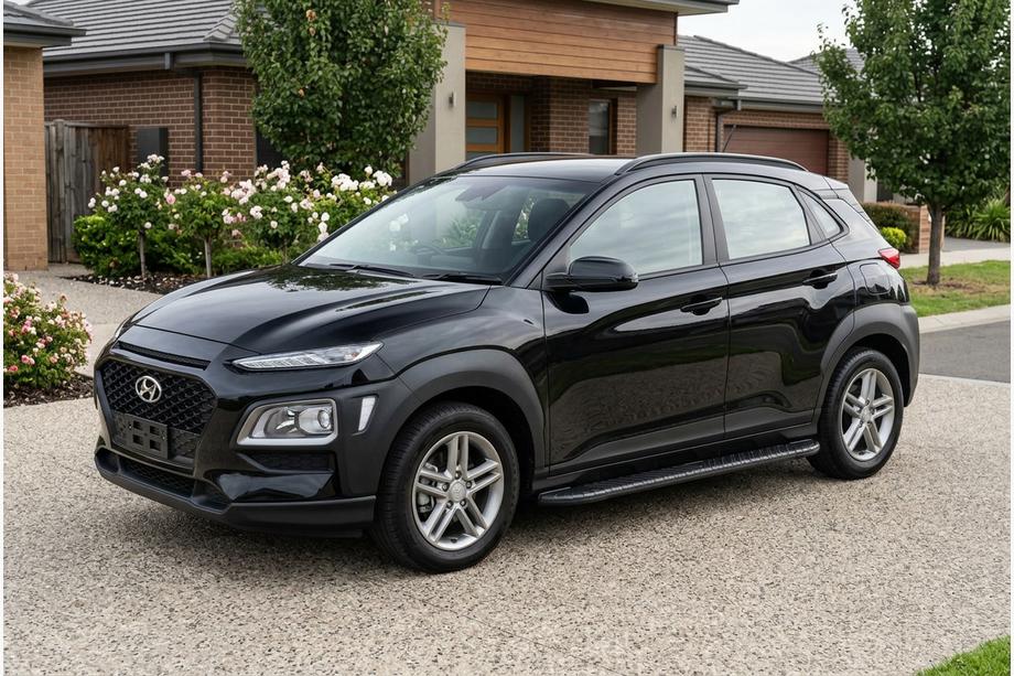 Hyundai Kona 2017–2023 Bočné nášľapy Bosphore Black (2 ks, hliník) Image