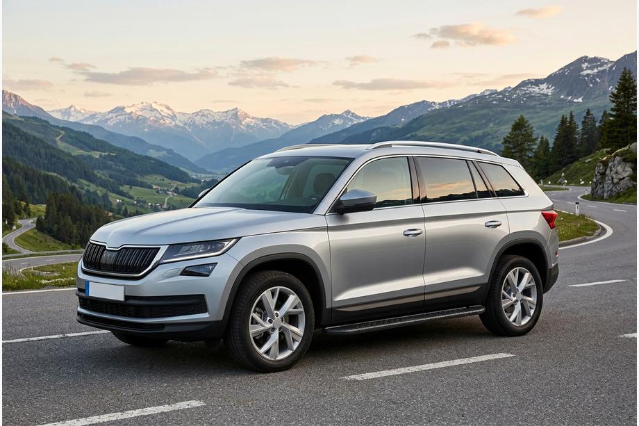 Skoda Kodiaq 2016–2023 Bočné nášľapy Bosphore Black (2 ks, hliník) Image