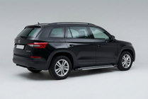 Skoda Kodiaq 2016–2023 Bočné nášľapy Rainbow (2 ks, hliník) fotografia 1