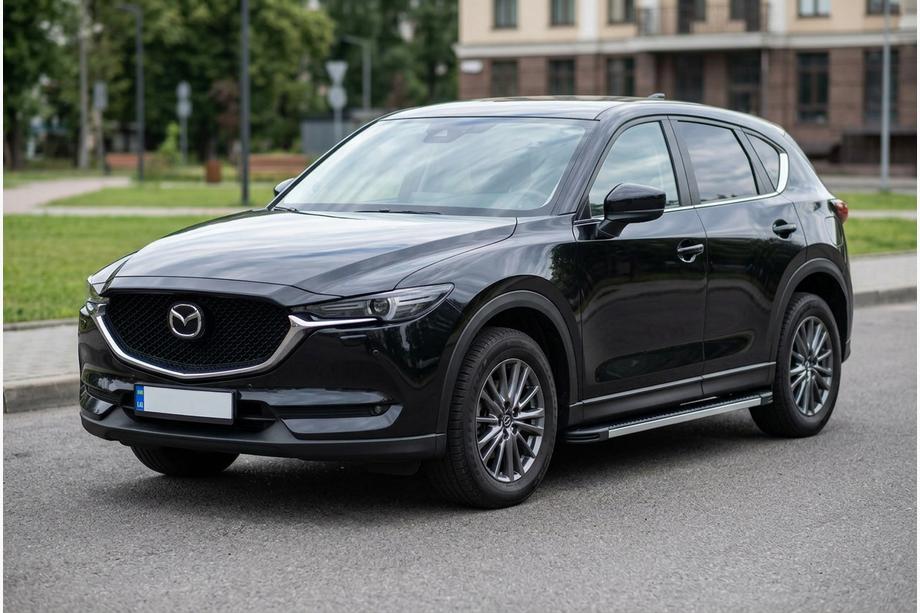 Mazda CX-5 2017–2025 Bočné prahy Maya V1 (2 ks, hliník) Image