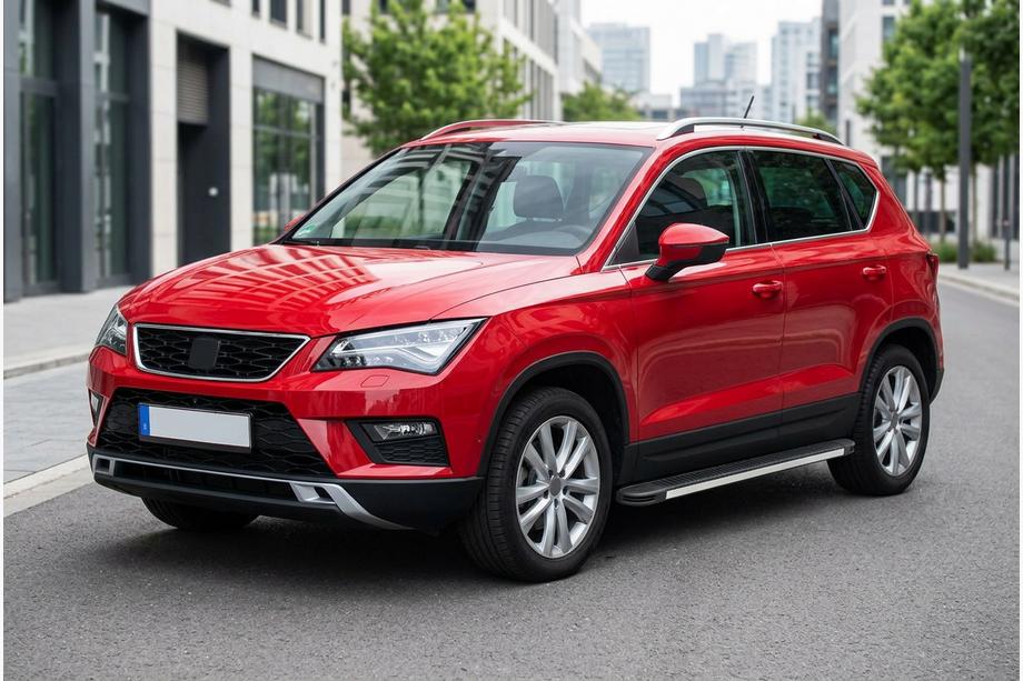 Seat Ateca 2016– Bočné prahy Maya V1 (2 ks, hliník) Image