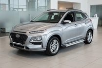 Hyundai Kona 2017–2023 Bočné nášľapy Maya V2 (2 ks, hliník) fotografia 1