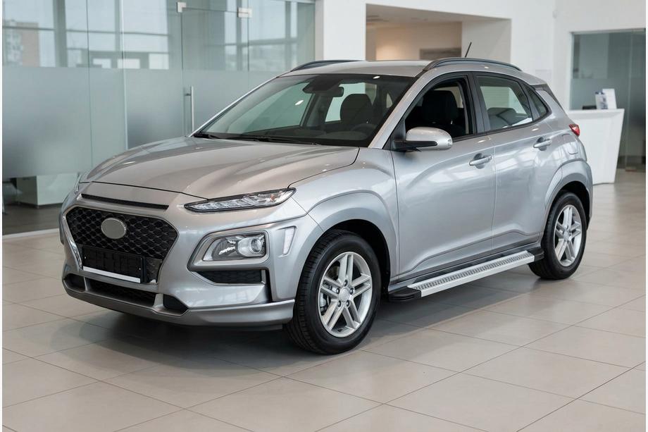 Hyundai Kona 2017–2023 Bočné nášľapy Maya V2 (2 ks, hliník) Image